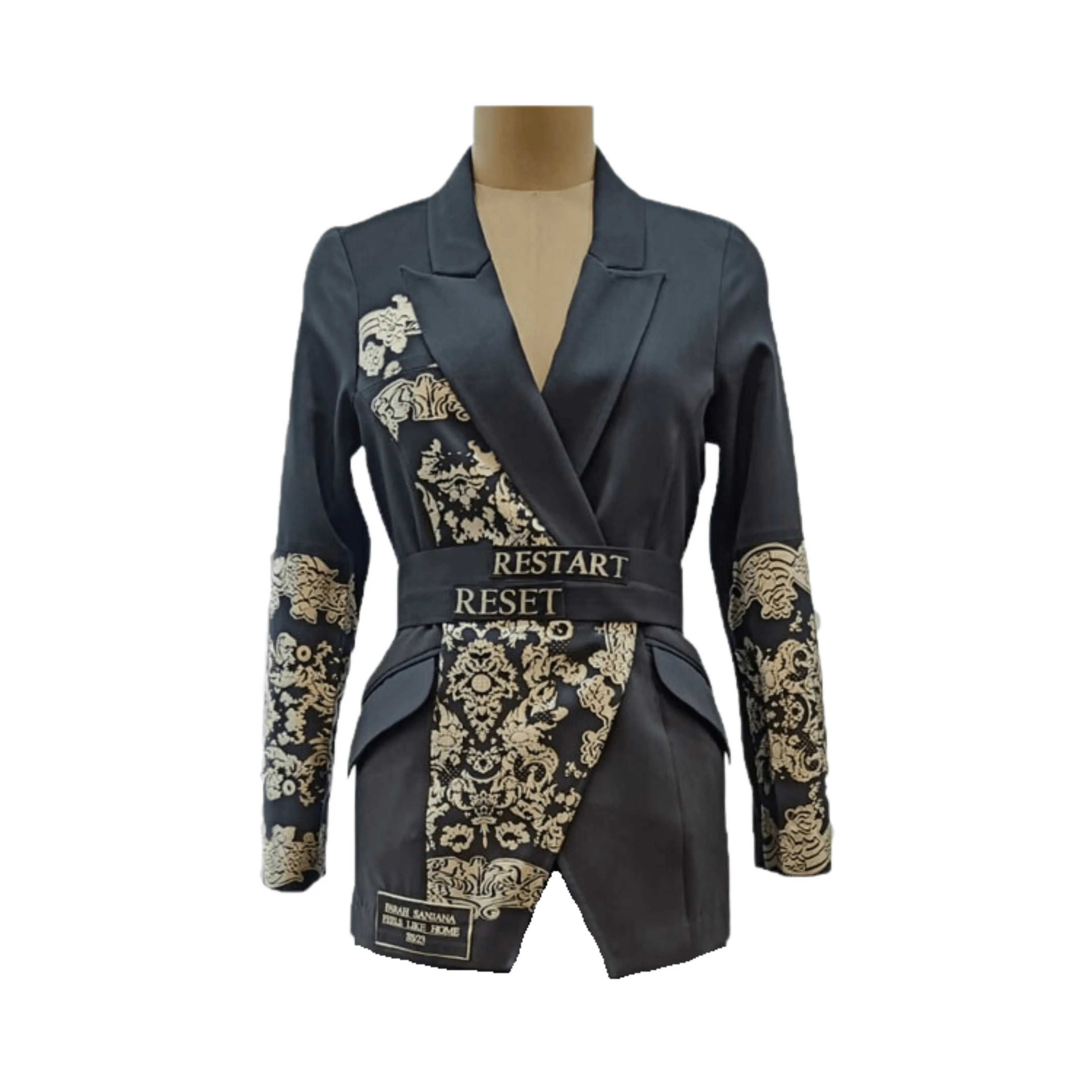 Black Gold Porcelain Blazer