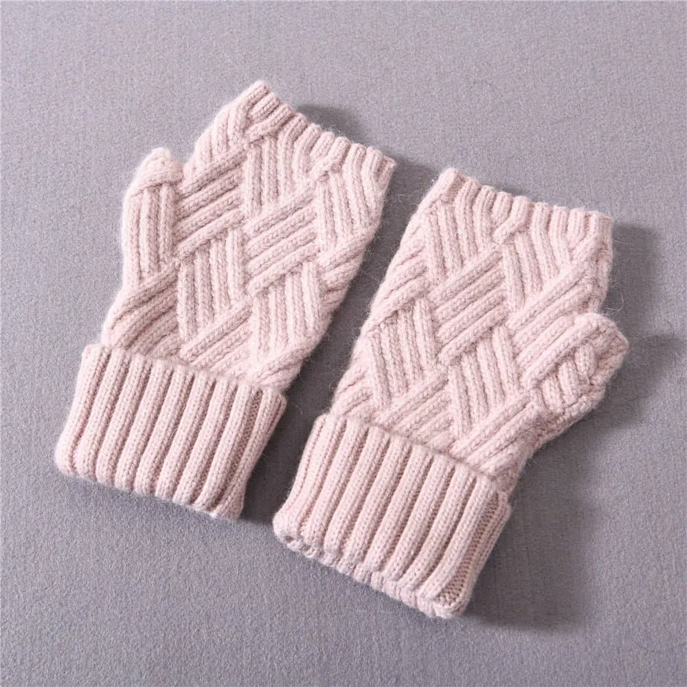 Cashmere Knit Mittens for Unmatched Warmth & Style