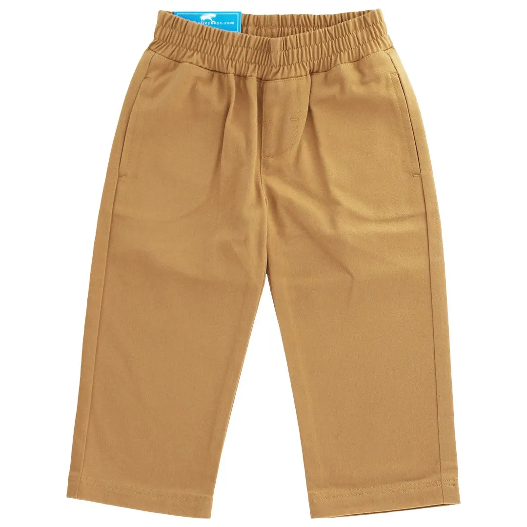 Charlie Pull On Pants - Cinnamon Twill