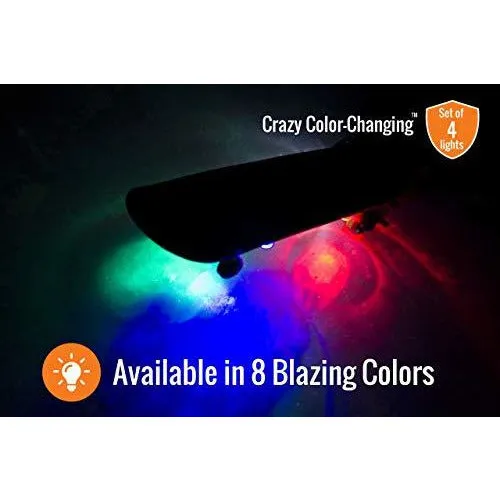 Color Changing LED Skateboard Underglow Lights