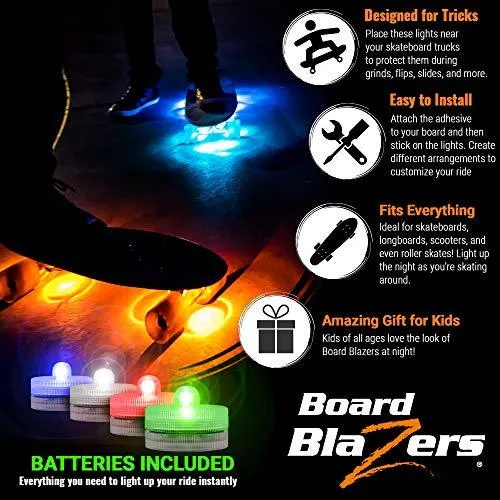 Color Changing LED Skateboard Underglow Lights