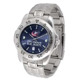 Columbus Blue Jackets Men’s Sport Steel Watch