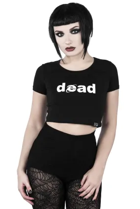 Dead Scoop Neck Crop Top [B]