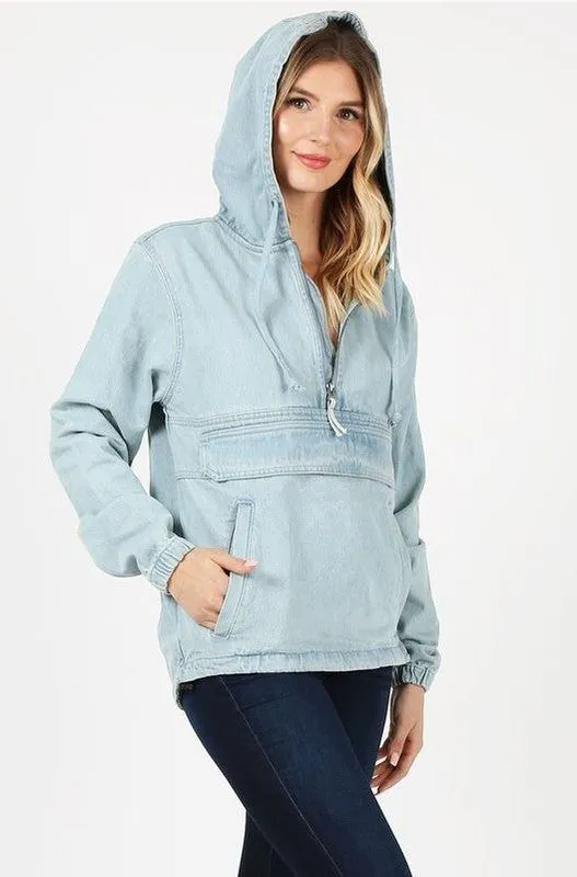 Dreamy in Denim Jacket Hoodie