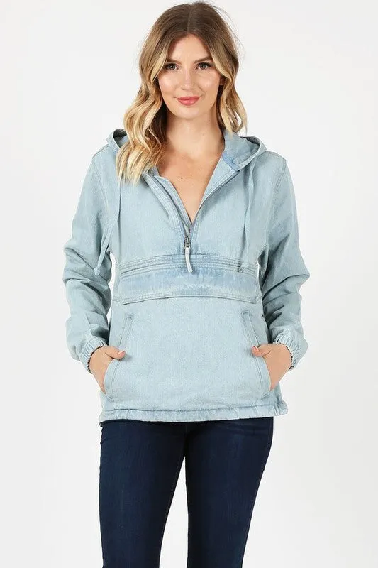 Dreamy in Denim Jacket Hoodie