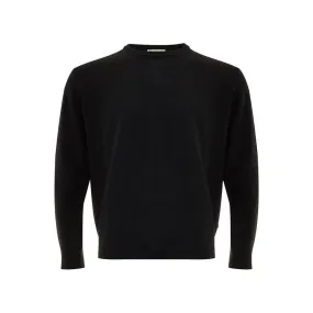 FERRANTE Elegant Black Wool Sweater for Men