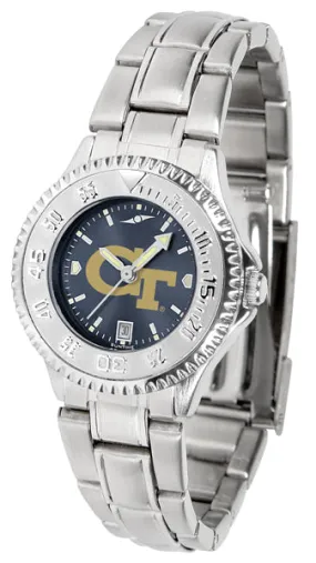 Georgia Tech Competitor Steel Ladies Watch - AnoChrome