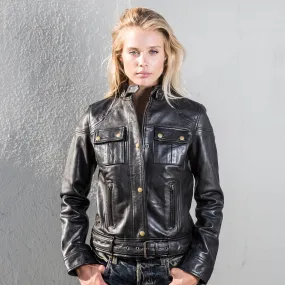 Jacket Leather "Malibu" Women