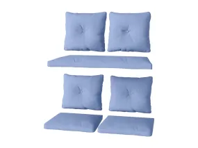 Light Blue Replacement Cushion Set 7pc