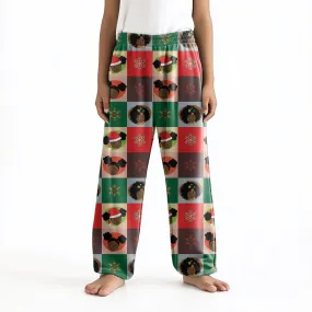 Lil Miss Christmas Little Kids' Coral Fleece Pajama Pants (2-7Y)