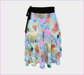 Midnight Floral Wrap Skirt