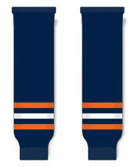 Modelline Kamloops Blazers Navy Knit Ice Hockey Socks