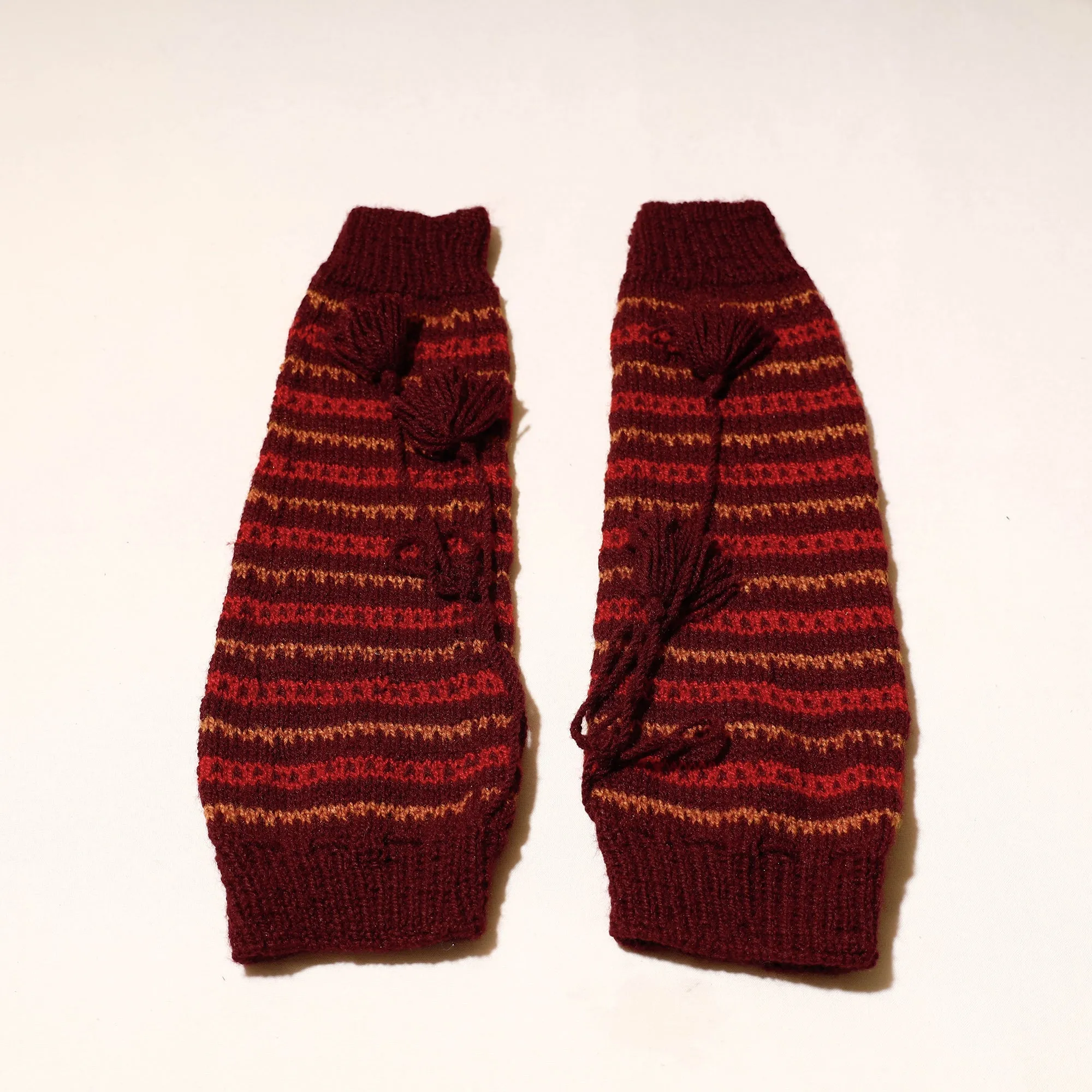 Multicolor - Kumaun Hand Knitted Woolen Leg Warmer