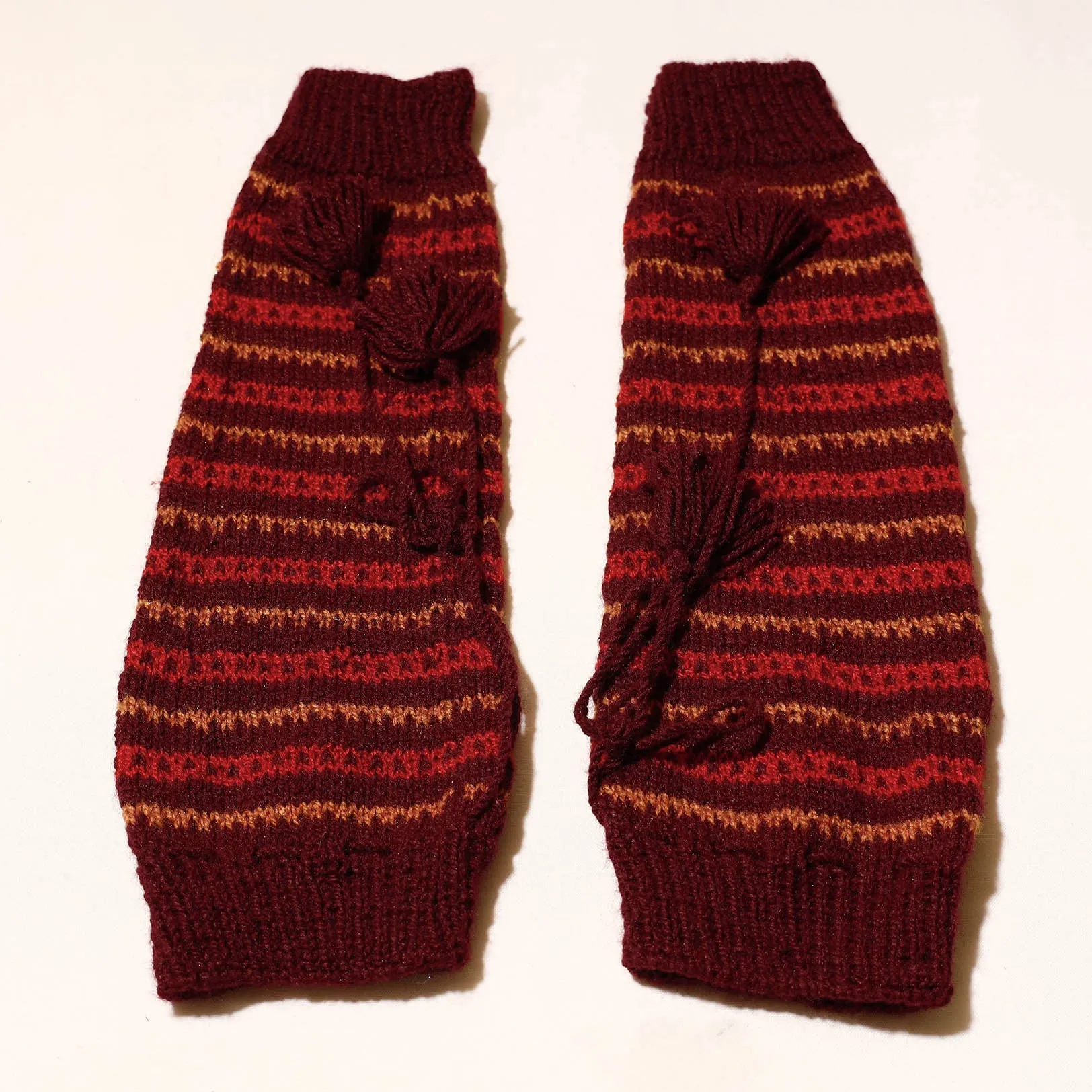 Multicolor - Kumaun Hand Knitted Woolen Leg Warmer