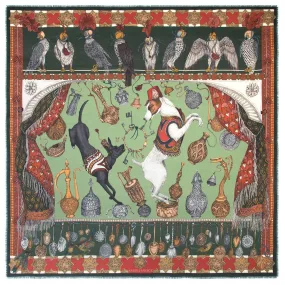 Sabina Savage "The Dogs' Treasure" Wool/Silk Scarf