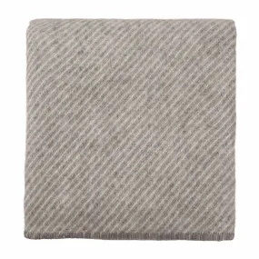 Santaka Wool Blanket [Grey/Off-white]