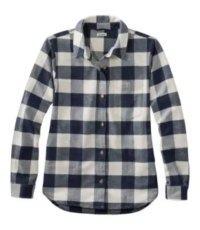 Soft-Brushed Flannel Shirt Women's Regular