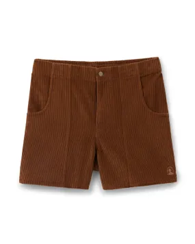 The Corsica Corduroy Shorts - Tobacco